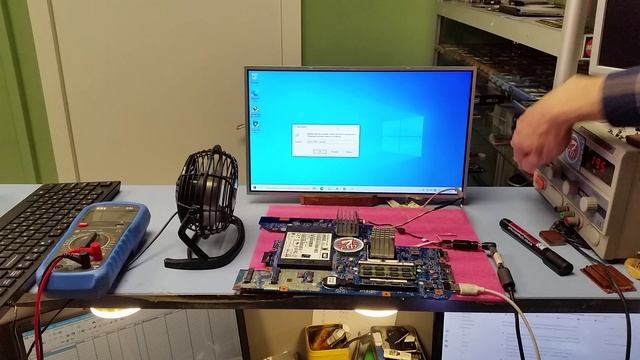 Матплата Lenovo V570 заказ 18941 - контрольный запуск. смотреть онлайн