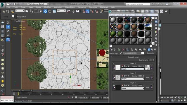 3ds max & Photoshop: Normal Road And Wet road Vray Materials смотреть онлайн