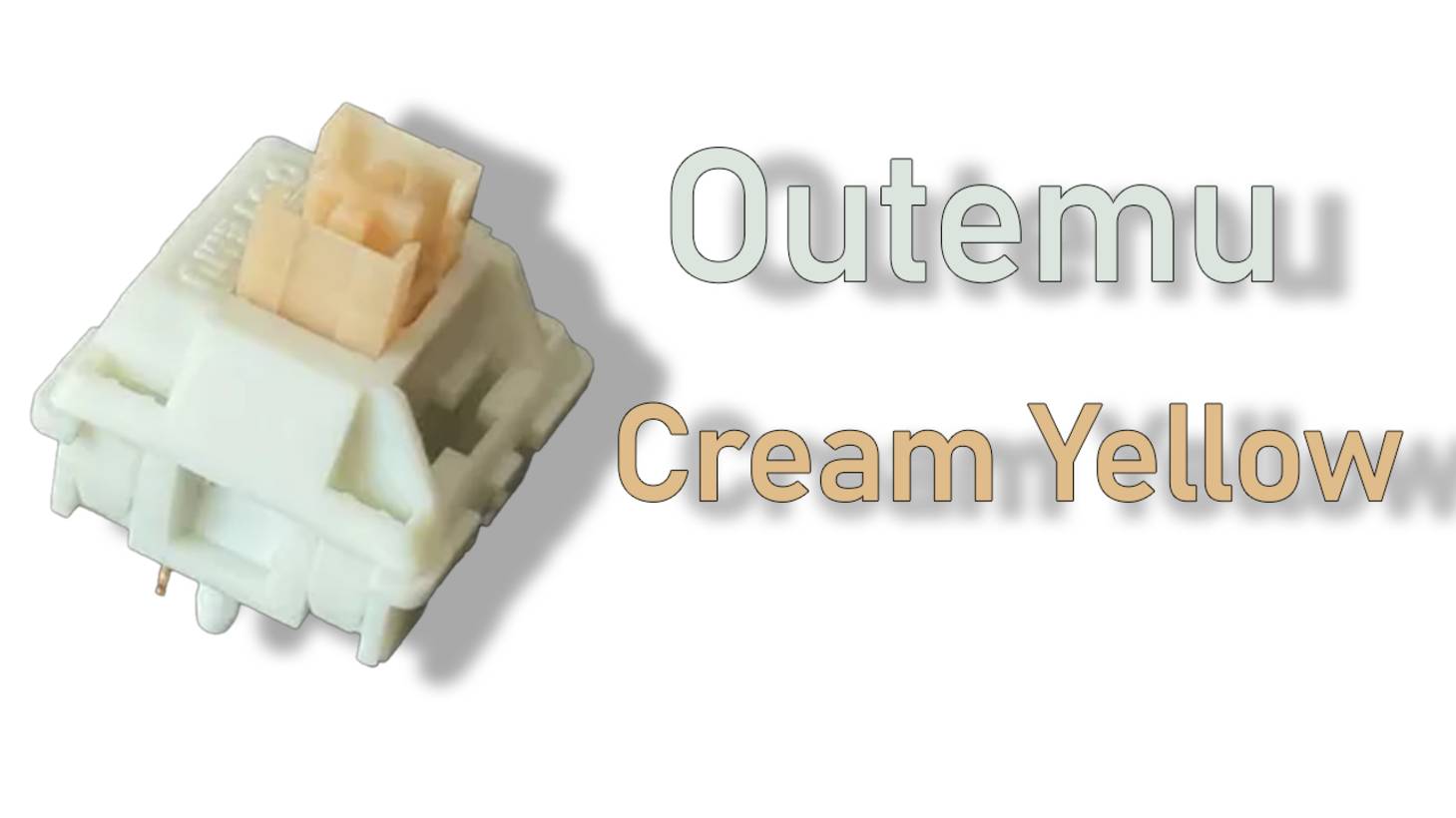 Outemu Cream Yellow Tactile Switches