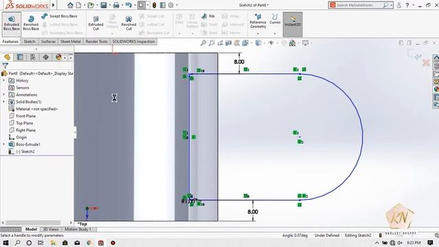 #17 Solidworks Mecahnical Part Drafting Tutorial For Beginners смотреть онлайн
