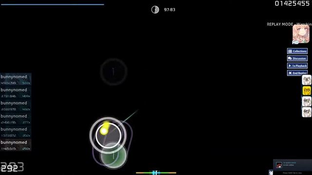 [osu!] Vickeblanka - Black Rover (TV Size) [Extra] 95.72% смотреть онлайн