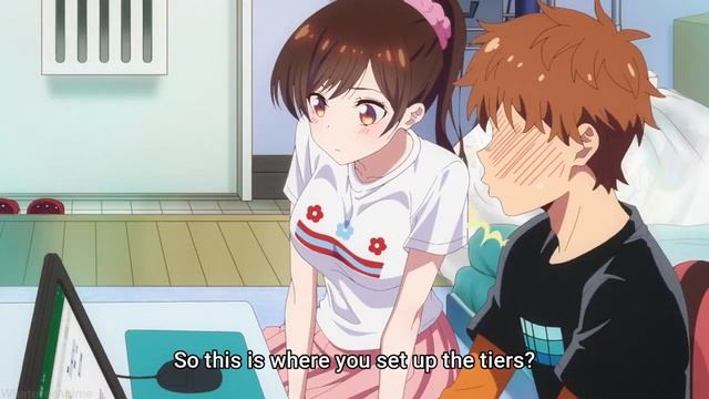 Kazuya can't take his eyes off Chizuru's boobs | Rent-a-Girlfriend Season 3 смотреть онлайн