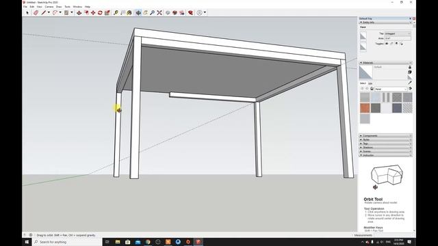 Simple table design using SketchUP смотреть онлайн