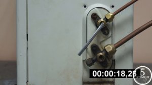 сбор фреона кондиционера в наружный блок (демонтаж кондиционера)