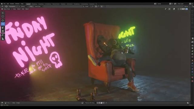 mister bug chilling in evee blender смотреть онлайн