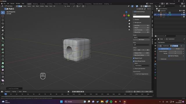 Blender tutorial - Loop Tools Addon - Circle shape face extrude. смотреть онлайн