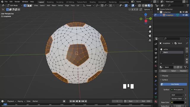 Create a Soccer Ball in Blender in 1 Minute ( lazy tutorial ) смотреть онлайн