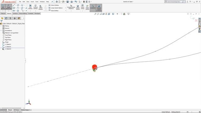 Model an Electric Cable in Solidworks! Tutorial for Absolute Beginners смотреть онлайн