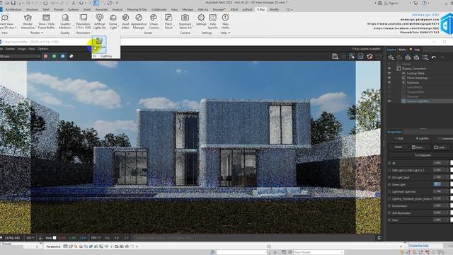 3.RENDERRING VRAY FOR REVIT (BASIC) -P3 смотреть онлайн