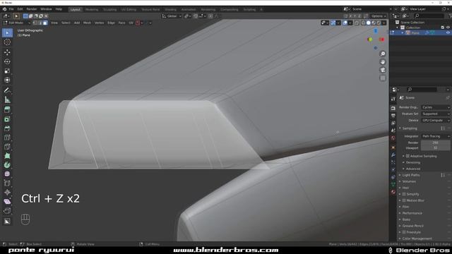 Easy organic scifi modelling tutorial for Blender 2.92 - subd + bools смотреть онлайн