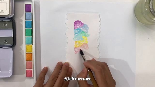 Art Philosophy Pastel Dreams Painting | How To Paint An Ice Cream (Easy Tutorial)