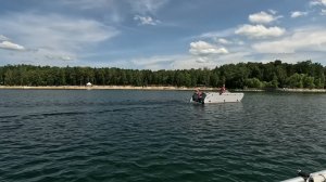 Увильдинская Кругосветка на лодке Флагман 520 Катамаран с электромотором 06.07.2024