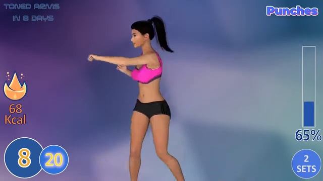 ДЕНЬ 8! ПОДРЯДИТЕ РУКИ ЗА 8 ДНЕЙ! ПОТЕРЯЙТЕ ЖИР НА РУКАХ! НЕТ ОБОРУДОВАНИЯ