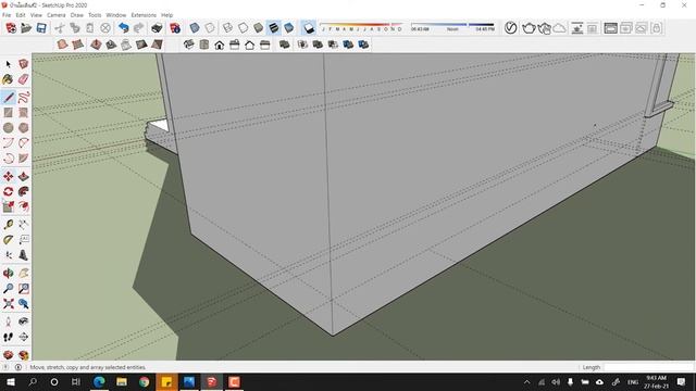 SketchUp การออกแบบบ้าน modern 2 ห้องนอน 2 ห้องน้ำ смотреть онлайн