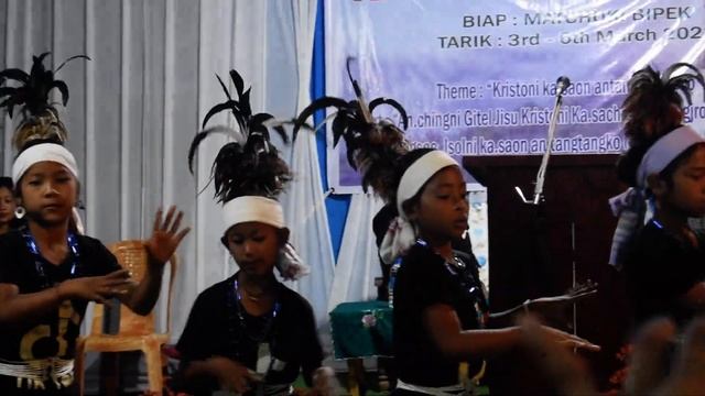Jisu angni Jako watjaowa ,(Gospel cover dance-by Marupara Rabha Chadamberang, смотреть онлайн
