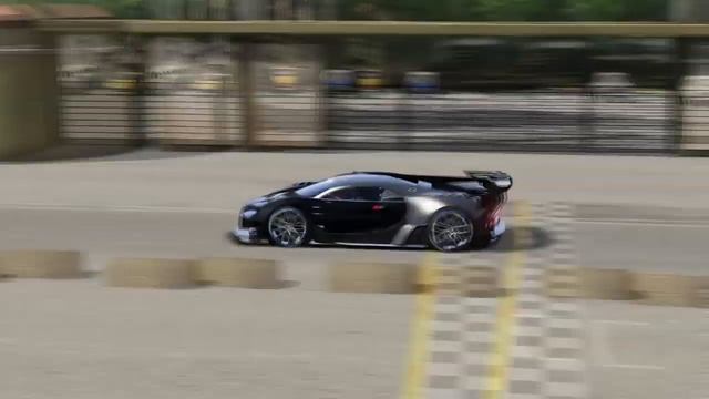 Bugatti Vision GT vs Bugatti La Voiture Noire at Monza 1 Full Course смотреть онлайн