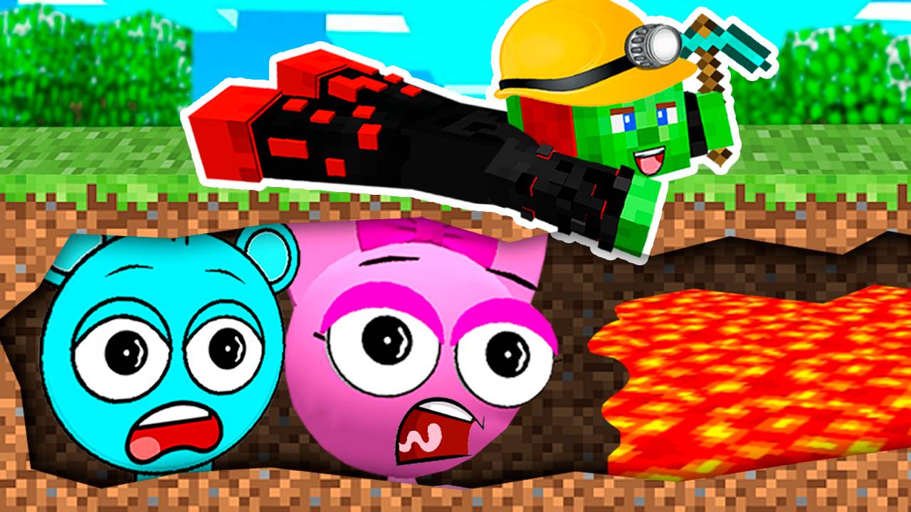 ПИНКИ и СКАЙ СПРУНКИ СПРЯТАЛИСЬ ПОД ЗЕМЛЁЙ в ТАЙНОЙ КОМНАТЕ В МАЙНКРАФТ смотреть онлайн