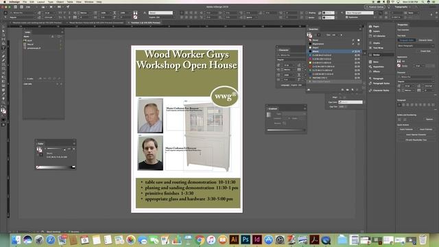 Setting up a Poster in Indesign part 2 смотреть онлайн