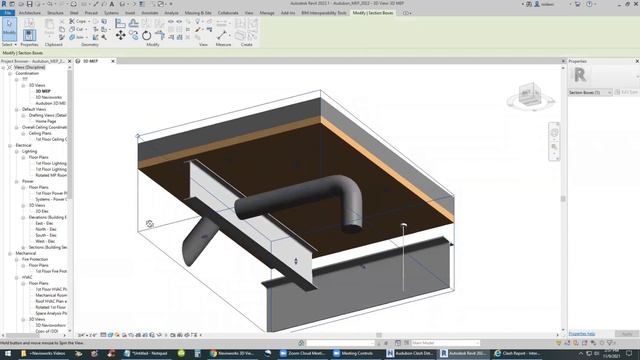 Navisworks Clash Detection Back to Revit Interference Checking [part 9of9] смотреть онлайн
