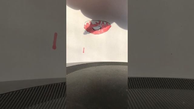 Как нарисовать пончик с подтёками