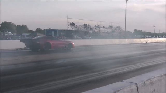 Daddy Dave vs Plan B New Twin Turbo Corvette at Thunder Valley Oklahoma смотреть онлайн