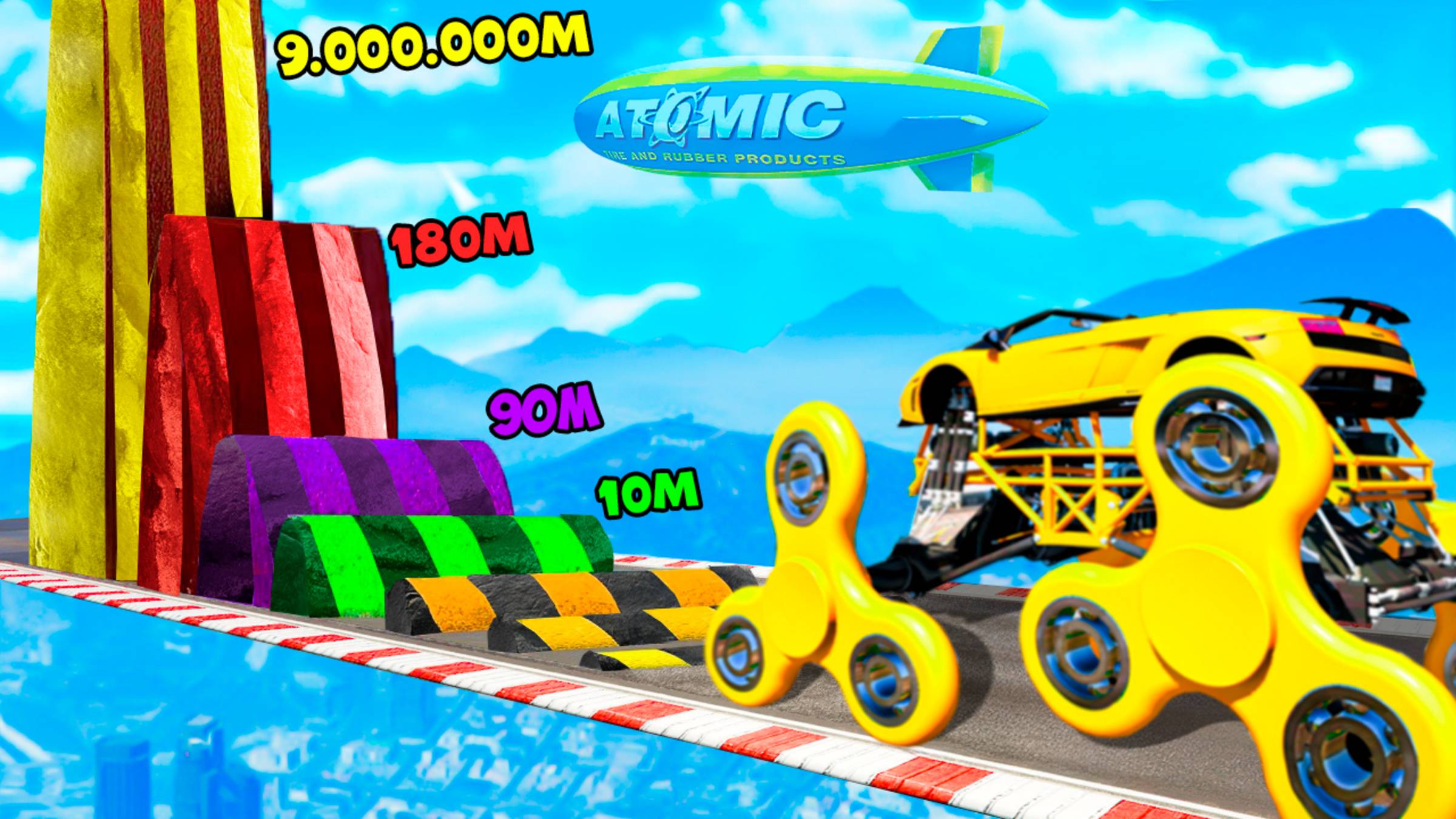 КАК ДАЛЕКО МОНСТР ТРАК СМОЖЕТ ПРОЕХАТЬ ПО ЛЕЖАЧИМ ПОЛИЦЕЙСКИМ В ГТА 5! ЭКСПЕРИМЕНТ GTA 5 ОНЛАЙН смотреть онлайн