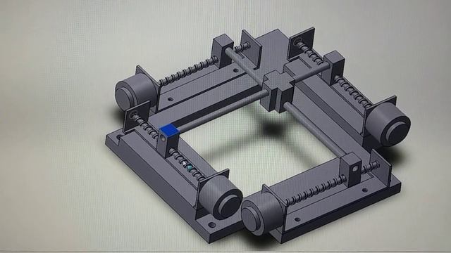 CNC Plane with 4 DVD Stepper Motors - Solidworks смотреть онлайн