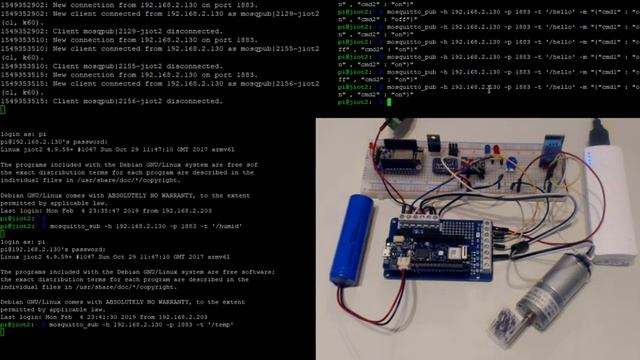 MKR1010 MQTT control MKR Relay Board смотреть онлайн