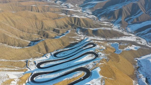 Road From Garni To Azat Reservoir, Armenia. DJI Mavic 2 Pro Drone Aerial Footage
