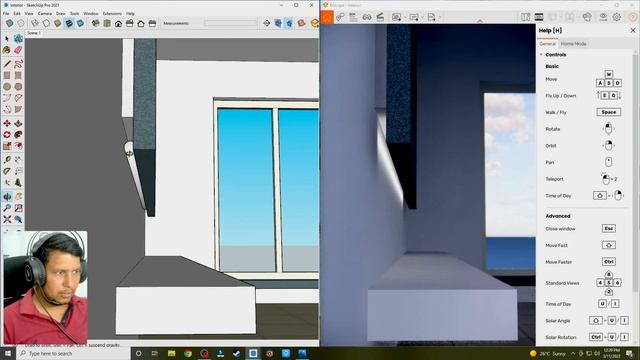 How to make Realistic Interior with SketchUp and Enscape | Hindi Tutorial смотреть онлайн