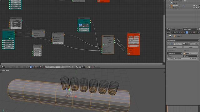 LIVENODING 1053 / SV Cylinder Nodes and Blender Boolean Modifiers смотреть онлайн