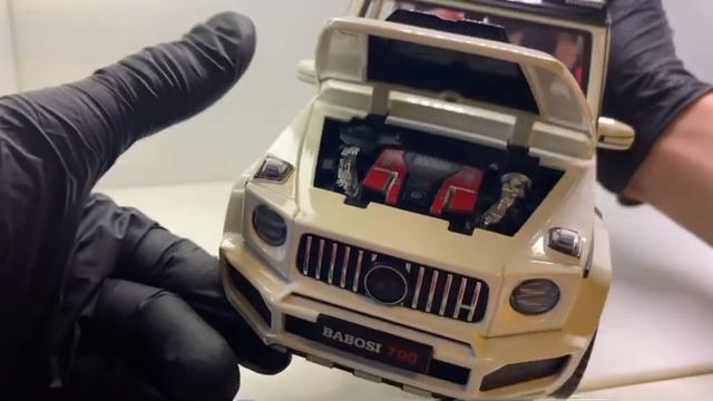 Машинка моделька Гелик 1:18 масштабна модель Brabus 700 G-class G Wagon scale model смотреть онлайн