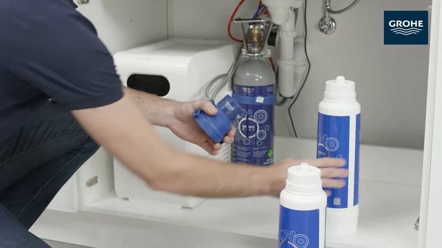 How to change your GROHE Blue professional filters смотреть онлайн