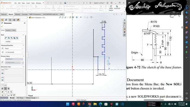 Ex 18 || solid model of piston , solidworks || chapter 1 смотреть онлайн