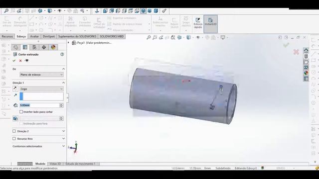Dispositivo de Transmissão | PEÇA 4 Bucha | Projeto #4 | SOLIDWORKS 2016 смотреть онлайн