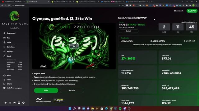 $JADE PROTOCOL DAILY UPDATE- *CAN IT RECOVER?!?! (PASSIVE INCOME UPDATE) смотреть онлайн