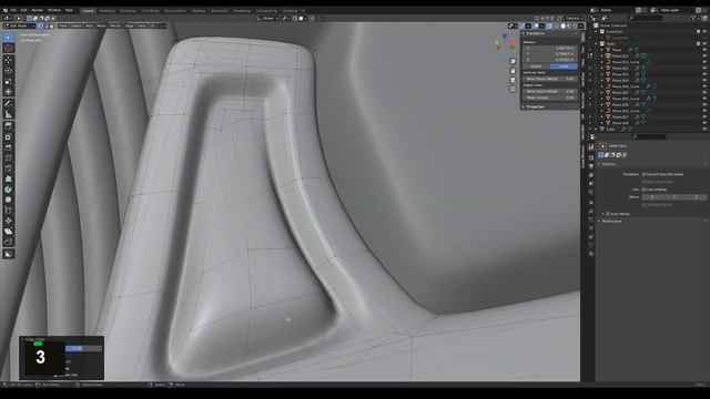 [Blender] Modeling Realistic Sci-Fi Helmet w/ Rachel Frick | Part 3: Final Details, Coloring, Rende смотреть онлайн