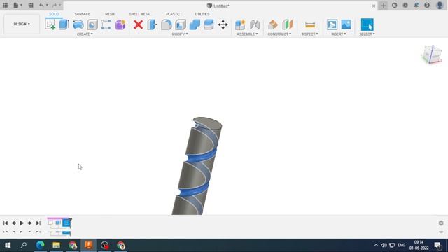 How to create a Spiral or Helix in Fusion 360 || Fusion 360 || Part Modellling смотреть онлайн