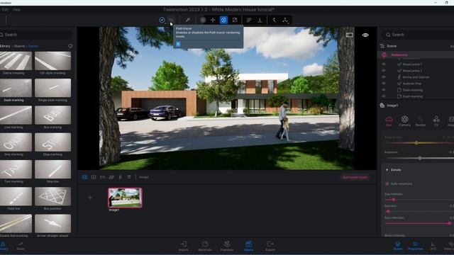 Create a Modern Realistic House with Twinmotion 2023.1.2: Step-by-Step Guide #twinmotion #rendering смотреть онлайн