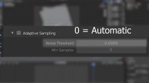 Adaptive Sampling in Blender! (Settings and Review)