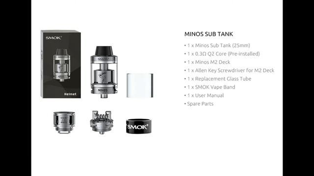 25mm Minos Sub Tank by Smok is coming смотреть онлайн