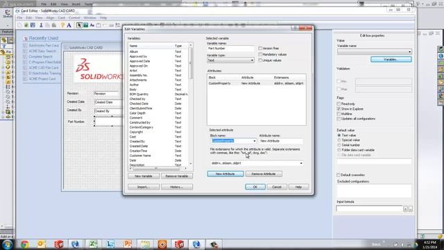 SOLIDWORKS Enterprise PDM – Reading Properties Into Data Card смотреть онлайн