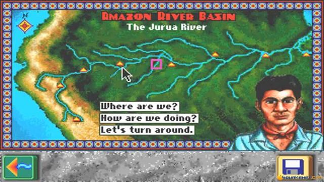 The Amazon Trail Gameplay (PC Game, 1993)