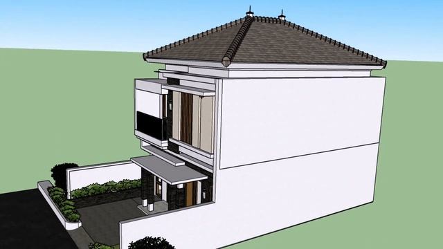 Desain Rumah Modern Seri #015 - Ukuran 8x15 Meter смотреть онлайн