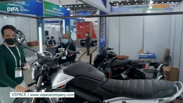 브이스페이스, DIFA 2021서 전기 이륜차 '슈퍼쏘코(SUPER SOCO)' 라인업 공개 смотреть онлайн