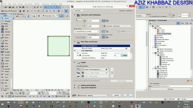 ARCHICAD 18 #1 - How to render an object with personal surfaces смотреть онлайн