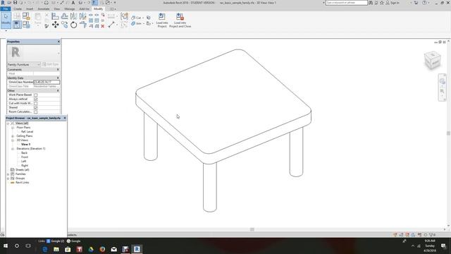 Revit Family Interface and Editor pt1 create basic families смотреть онлайн