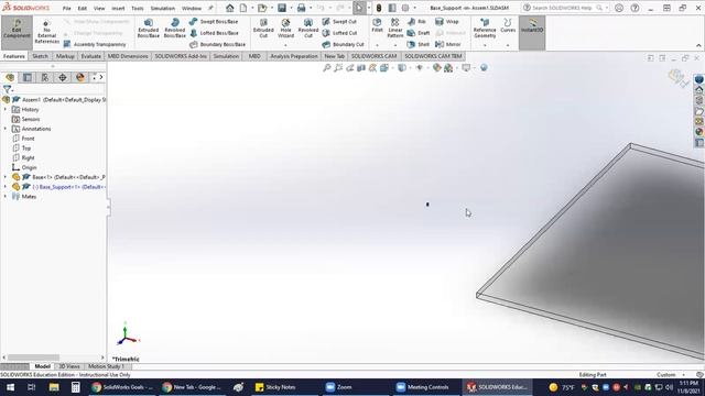SolidWorks Parts and Assembly Basics смотреть онлайн