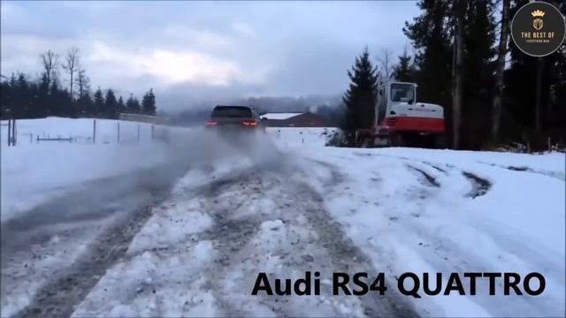AUDI QUATTRO vs BMW XDRIVE in Snow | Who win? смотреть онлайн