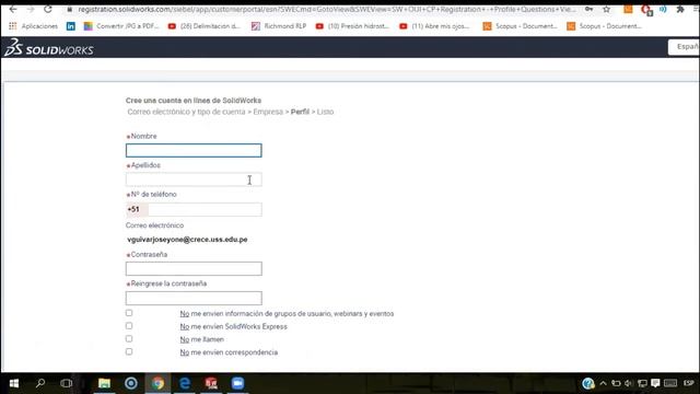SOLIDWORKS ONLINE - PRUEBA DEL PROGRAMA EN LINEA смотреть онлайн